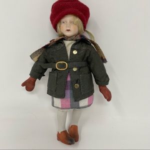 Norman Rockwell Porcelain Doll Ornament 1983